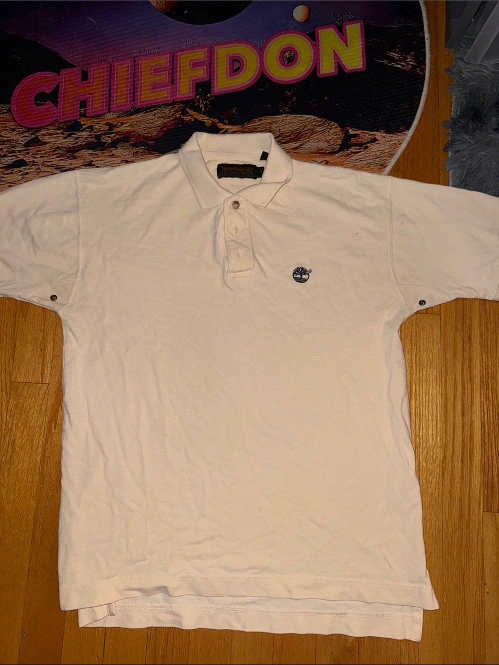 Timberland White Polo
